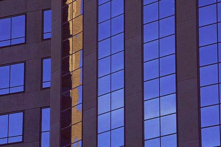 Glass Building Reflection