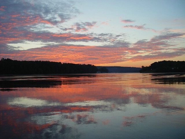 Dawn on the Connecticut River