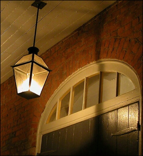 Lamplight in the French Quarter, New Orleans