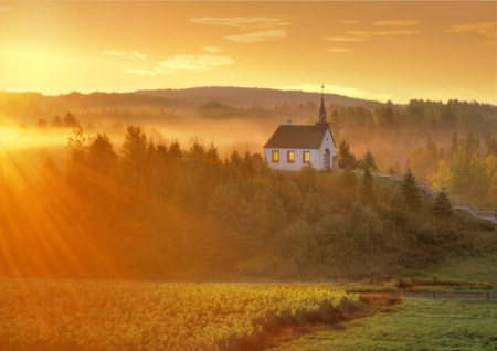 Old church in Quebec, Canada