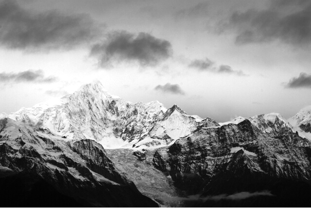 Kagebo Peak in Morning Glow