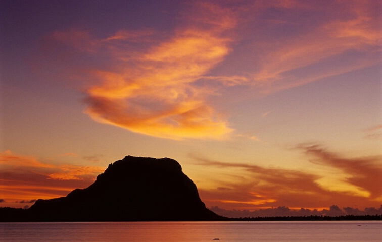Sunset at Case Noyale (Mauritius)