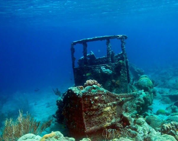 Tugboat wreck