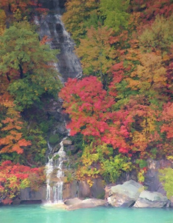 Autumn Cascade 