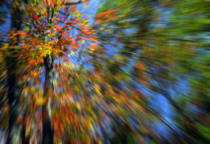 A Zooming Fall