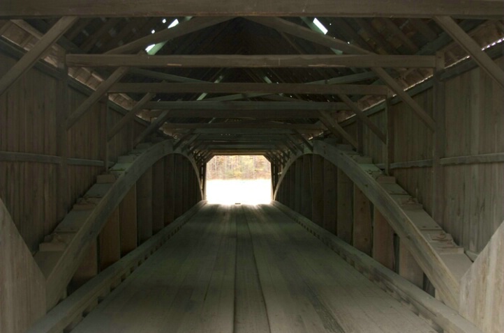 Inside Lincoln Covered Bridge - ID: 581997 © Jim Miotke