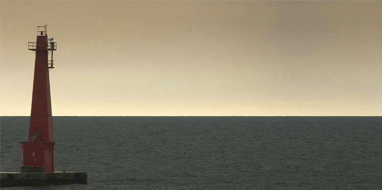 Lighthouse on Lake Michigan - ID: 594519 © John D. Jones