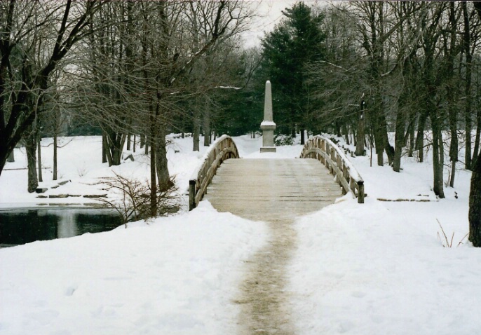 Concord Bridge in Winter - ID: 645256 © Lamont G. Weide