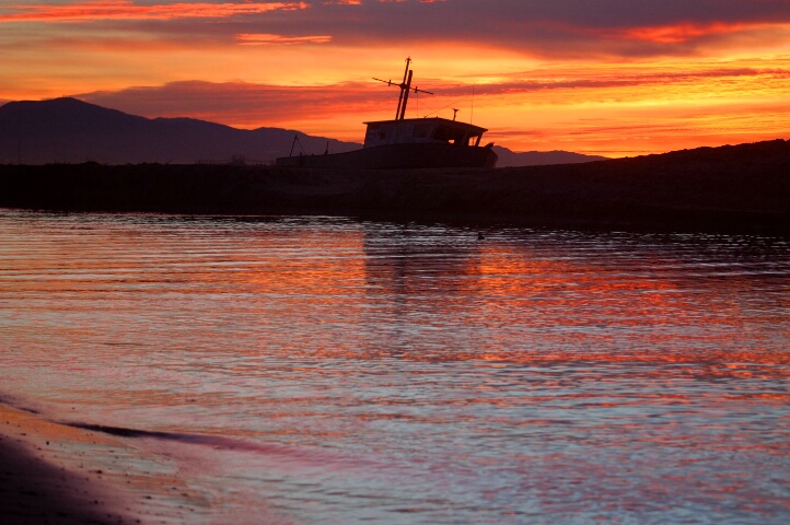 Beached Boat