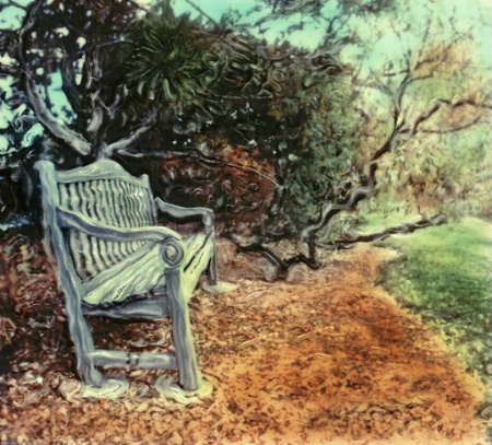 park bench sx70