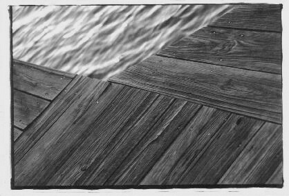 Boardwalk in Black and White - ID: 724498 © Mary B. McGrath