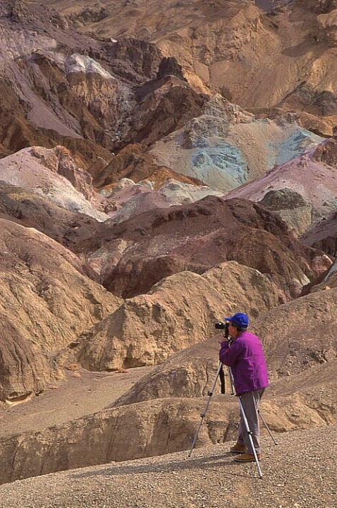 Photographer at Artist's Palette 