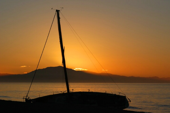 Beached Boat