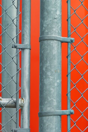 Chain link fence 