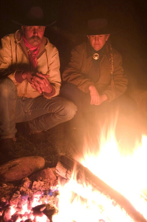 Ranchers at the Campfire - ID: 538217 © Jim Miotke
