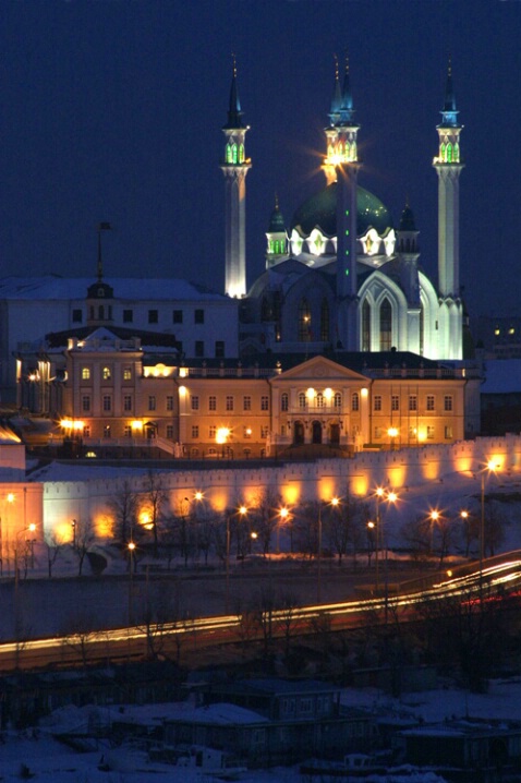 Kazan Kremlin at Night - ID: 538443 © Jim Miotke