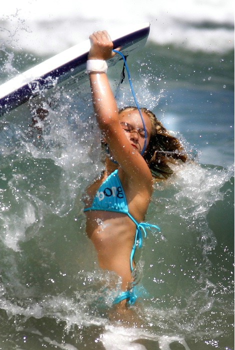 little surfer girl