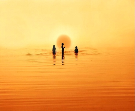 Sundown Bathing