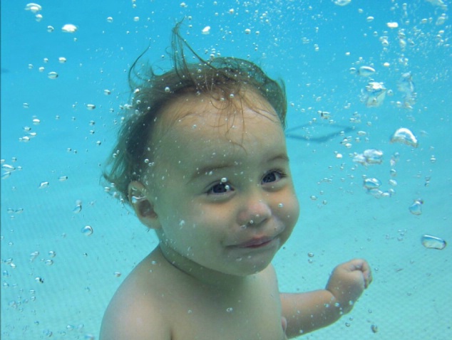 Underwater Baby - ID: 1415567 © Jim Miotke