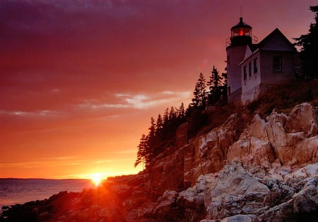 Bass Harbor Sunset