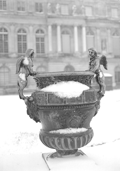 Versailles in snow, an unexpected treat