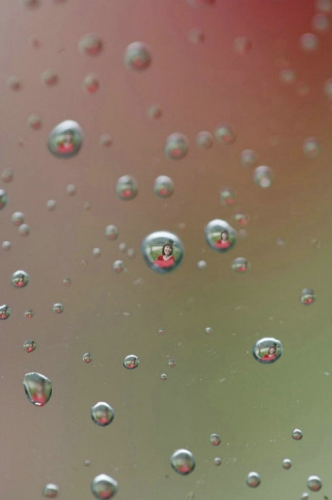 Kathy in Water Droplets - ID: 1541555 © Jim Miotke