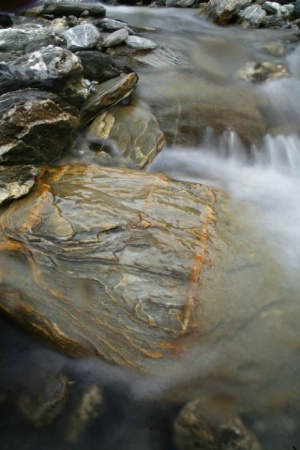 Colorful Rock in Ohgee Stream