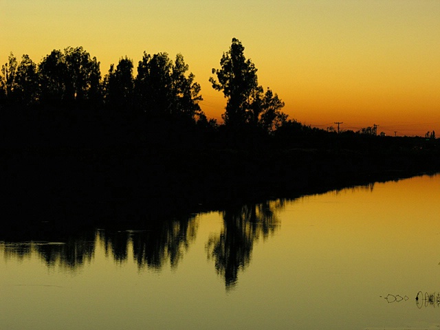 Sunset on the Canal