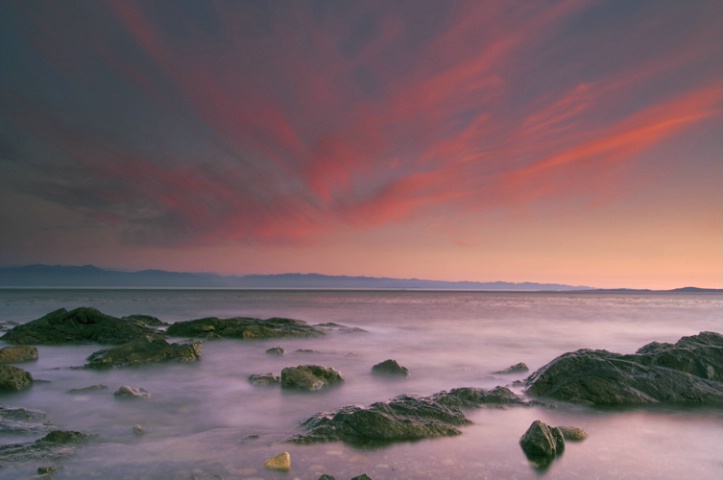 Sunset on Vancouver Island, Canada