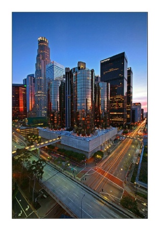 VIEW OF DOWNTOWN LOS ANGELES