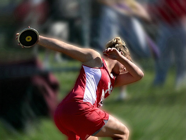 Girl Discus Thrower