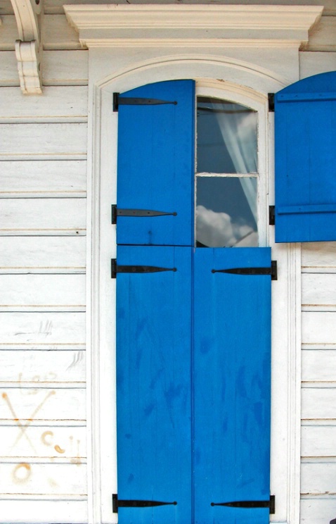 Blue Window, Faubourg Marigny - ID: 2122850 © Kathleen K. Parker