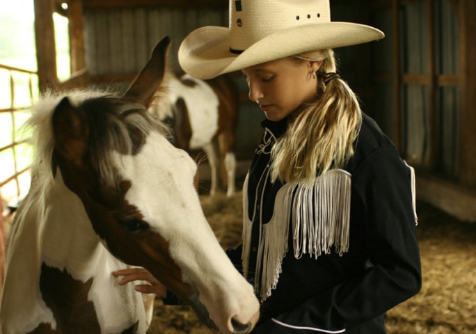 a girl and her horse