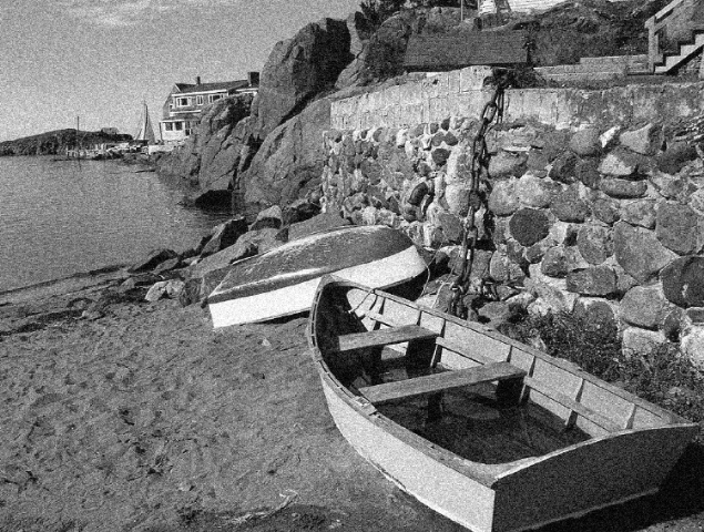 Boats on Beach, Monhegan