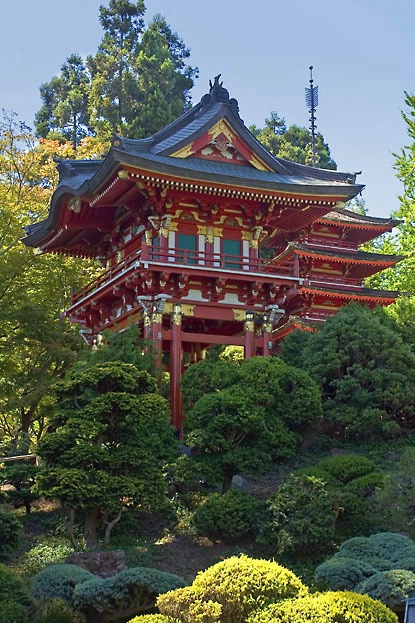 Pagoda  Japanese Tea Garden - ID: 2430380 © John D. Jones