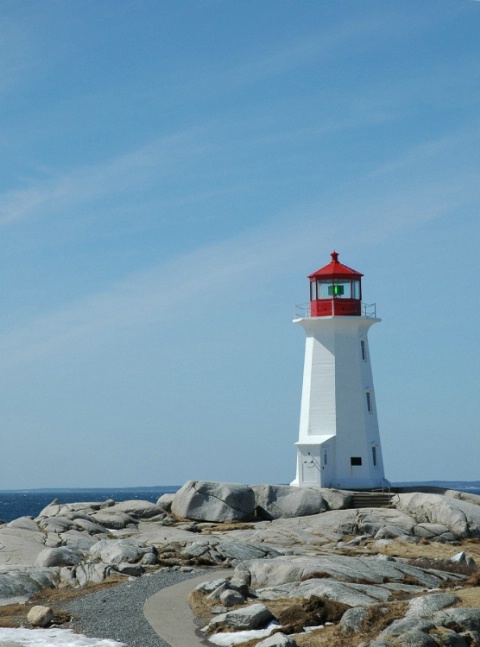 Peggys Cove Lighthouse After
