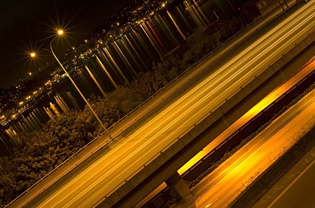 Night Traffic & Reflections