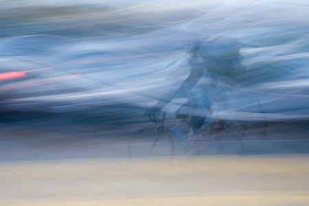 Panning Cyclist