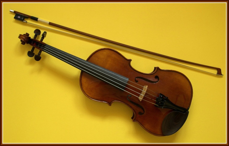 Violin on Yellow