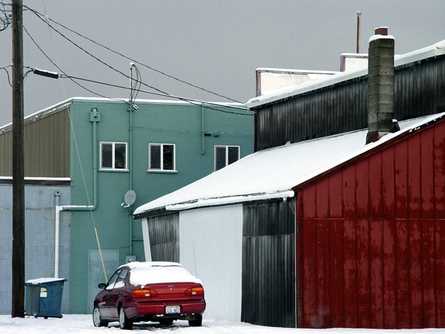 Wintertime Buildings