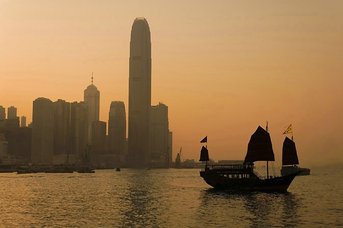 Dusk, Hong Kong Harbour