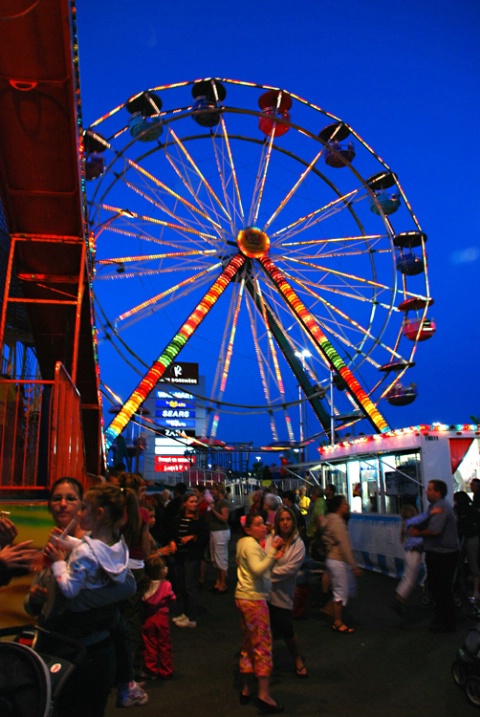 Summer evening at the fair
