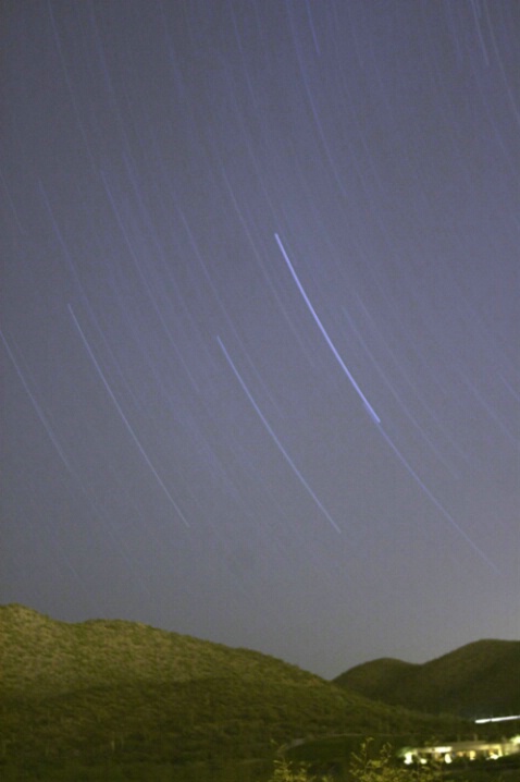 Star Trails at Starr Pass in Tucson. 35mm - slight - ID: 5052418 © Lamont G. Weide