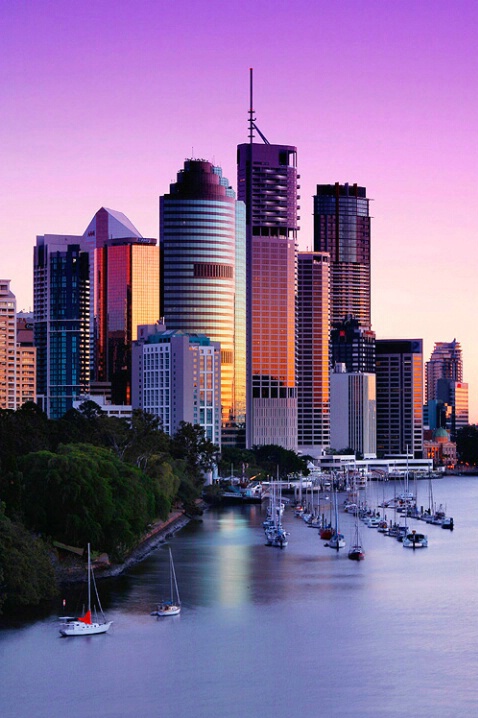 Brisbane City at Dawn