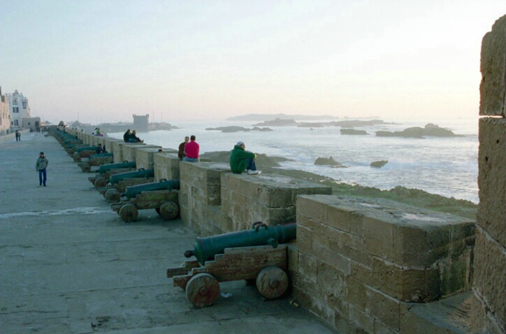 Essouira's seawall