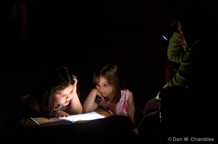 Reading By Flashlight