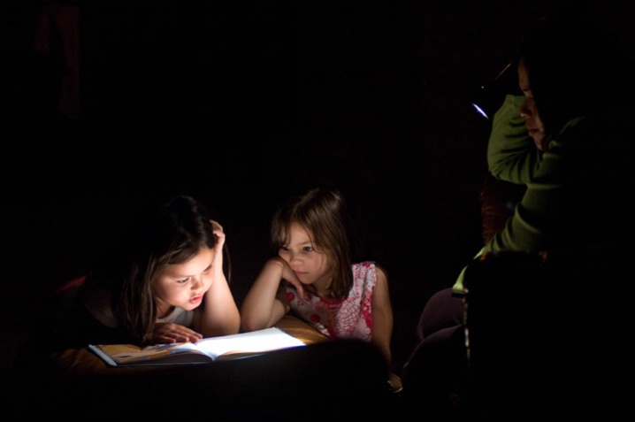 Reading By Flashlight