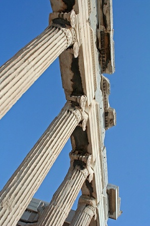 Angled Acropolis in Athens