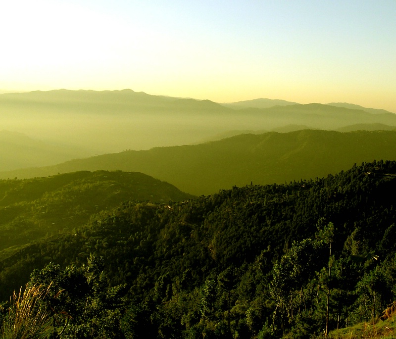 VIEW OF MURREE IN PAKISTAN