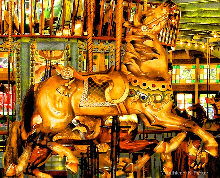 The Gilded Horse - ID: 7140285 © Kathleen K. Parker